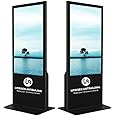 Uprisen Antraajaal Digital Standee 43 Inch (1 Year Warranty) for Advertising Half Glass Full HD Resolution Screens Led Display for Restaurants, Shopping Mall, Airport