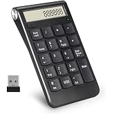 Coverzone Mini Sayısal Tuş Takımı, USB Bağlantılı Klavye, N&uuml;merik Keypad, Sayı Girişi ve Hesap Makinesi Fonksiyonu, Kompakt T