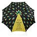The Modern Ape - Automatic Nimbu Mirchi Designer nylon rain umbrella - black RS.949.00