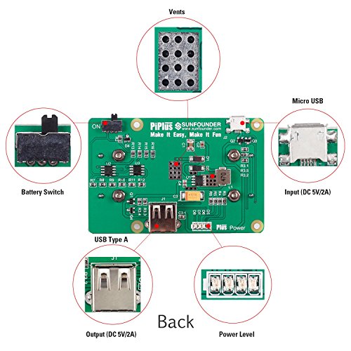 Preisvergleich Produktbild SunFounder Plus Power Module for Raspberry Pi 3 2 Model B & RPi 1 Model B+, Easy Seamless Supply Switching