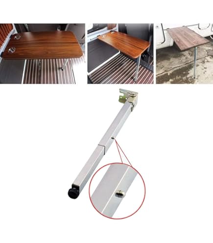 Gambe Per Tavolo Regolabili In Acciaio Inox - Pieghevoli, Per Mobili Fai Da Te