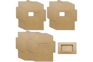 ONEBO 40 Pezzi Busta per cartolina,Biglietto Di Auguri Cartolina Buste,Buste di carta kraft,per opere d'arte, conservazione di cartoline, cartoline d'epoca, fotografie