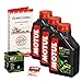 Produktbild Ölwechselset Motul 5000 10W-40 Öl + HiFlo Ölfilter für Yamaha FZS 600 Fazer /S, Bj. 98-03 (Typ RJ02); Motoröl + Filter + Dichtring