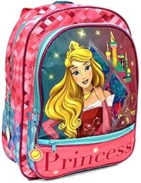 DISNEY PRINCESAS Mochila 41 cm con 3 cremalleras adaptable a carro trolley