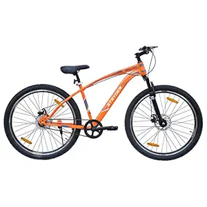 Cyclo India Stryder Gelon 27.5?-Tyres,Frame-17?, Single Model Unisex,Non Gear Cycle with Disc Brakes Sports Light Weight for Unisex Mountain Bike