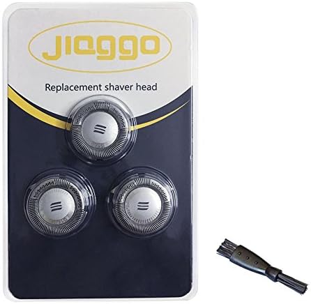 Jiaggo Pack of 3 Replacement Shaving Heads with Brush for Philips PT739 PT737 PT727