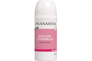 PRANAROM Pranarôm PranaBB Roll-on Citronela, Leche Corporal BIO, Protección Natural para bebe y niño desde 6 meses, Prevención picaduras, Mosquitos e insectos, Protección larga duración, Eficaz 7 horas, 30 ml