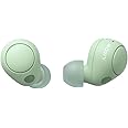 Sony WF-C700N Wireless, Bluetooth, Noise Cancelling Earbuds (Small, Lightweight Earbuds with Multi-Point Connection, IPX4 rating, up to 20 HR battery, Quick Charge, iOS & Android) Sage Green