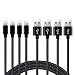 Produktbild Nylon Kabel 4*2m Ladekabel für iPhone Verbindungskabel Lightning haltbar Datenkabel für Apple iPhone X/8/8 Plus/ 7/6 Plus/7/6 /5/5S/6S, iPad 4 iPad Mini/Air Arbeitet mit neuesten iOS-Update (SCHWARZ)