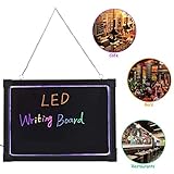 Mit farbigem Textmarker, klarer Schrift und lebendigen Bildern. Gut aussehend und auffälli