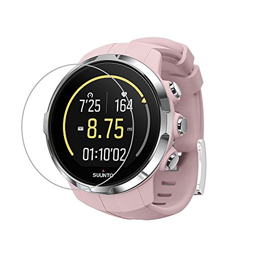MaxKu Suunto Spartan Sport Schutzfolie, [2 Stück] Glasfolie Hartglas 9H Hardness Panzerglas Displayschutz Anti-Kratz Displayschutz für Suunto Spartan Sport - 2