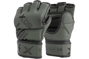 XN8 SPORTS XN8 MMA Gloves Boxing Training Sparring Fight Grappling Mitts With Open Palm - For Cage Fighting-Combat Sports - Punching bag - Muay Thai & Kickboxing