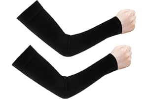 SycloPak Manchette Bras Homme&Femme, Manchette Arm Sleeve Anti-UV Protection Manchon De Compression Bras, Manchon Bras, Manchettes Thermiques De Running Homme, Manchette Volley