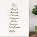 Produktbild Yallylunn Acrylic Silver Mirror Effect Quote Word Art Stair Decals Wall Sticker Home DéCor Ungiftig Geruchsfrei Eeignet FüR Familie Sicher Nach Hause Raum