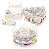 Quemador de aceite aromatique Tamaño: 8 cm (H) x 7,5 cm (d)