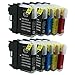 Price comparison product image Compatible Ink Cartridges Replacement For Brother LC975/985 LC975 LC985 LC 975 985 LC-975 LC-985 Ink Cartridges High Yield Compatible with DCP-J140W DCP-145C DCP-165C DCP-185C DCP-195C DCP-197C DCP-365CN DCP-375CW DCP-385C DCP-390CN DCP-395CN DCP-535CN DCP-585CW DCP-595CN DCP-J715W DCP-6690CN Inkjet Printers (4 Black,2 Cyan,2 Magenta,2 Yellow)