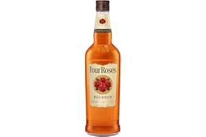Four Roses Kentucky Straight Bourbon Whiskey – Sanfte Komposition aus 10 verschiedenen Whiskeys – Bourbon mit fruchtig-süßem Geschmack – 1 x 1 l