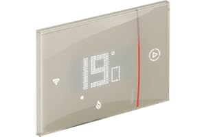 BTICINO SXM8002 Termostato WiFi Smarther2 with Netatmo, Termostato Caldaia da Incasso, Controllo anche da Remoto con App, Alexa, Google Assistant, Apple HomeKit, Programmabile, Risparmio Energetico