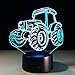 Produktbild Baby Q3D LED Nachtlicht Lampe, Traktor-Lichter, Bunte Noten-kreative Produkte, Geschenk-Nachtlicht