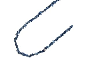 JANNI-SHOP-SPLITTERKETTEN UND ARMBÄNDER Sodalith Splitter Kette 90 cm endlos ohne Verschluss