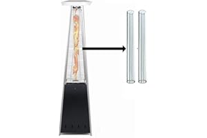 BU-KO Remplacement du Tube de Verre pour Chauffe-terrasse à gaz Pyramid