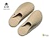 Produktbild Slipper Hausschuhe Badeschuhe Reisepantoffeln "DREAM" cappuccino Größe M = 40-43