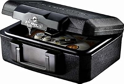 Master Lock Mallette de sécurité ignifuge, anti feu de petite taille à serrure à clé