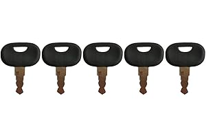 BAQI 5 Stücke Universal Ersatzbagger 202 Zündschlüssel Starter Schalter Kompatibel mit Volvo Radlader Schweres Gerät