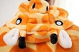 LATH.PIN Jumpsuit Tier Karton Fasching Halloween Kostüm Tier Onsize Sleepsuit Cosplay Fleece-Overall Pyjama Schlafanzug Erwachsene Unisex Lounge (S, Giraffe) -
