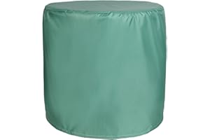 DKLE Housse De Meuble Salon De Jardin Couverture De Protection 120x75cm, Bâche Table Jardin Ronde, Housse De Table Jardin Etanche, Housse De Mobilier D'extérieur Imperméable