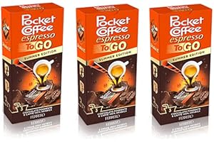 Zeus Party Lot de 3 boîtes de Pocket Coffee Espresso To Go de 64,8 ml – Lot de 3
