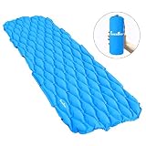 Eocusun Esterilla Camping, Ultraligero Compacto Colchón de Camping Inflable Ultraligero Dormir Pad, Portátil Esterillas Dormir para Camping, Viajar, Outdoor, Caminata, Hebra