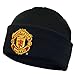 Manchester United FC Official Gift Knitted Bronx Beanie Hat Black