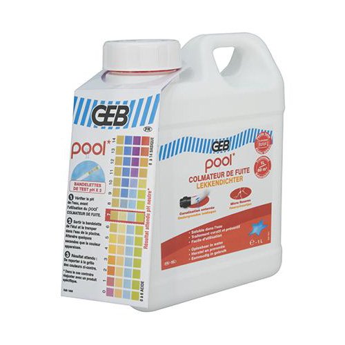 Book's Cover ofGEB  Etanchéité piscine  Colmateur de fuites 1L POOL