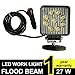 Produktbild 27 W LED Fluter Arbeitsleuchte Lampe Wasserdicht Outdoor Sicherheit Lampe Offroad Flutlicht Lampe Platz Flutlicht Übergeben Truck boot-Bar 12 V 24 V Notfall Lichter für Camping SUV 1 – doriled