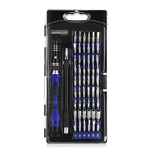 Kit Tournevis Précision, ZEEPIN 58 en 1 Kit Tournevis Magnétique avec 54 Embouts, Outil de Réparation pour Iphone Macbook Lunettes PS4 Tablette Smartphone etc.