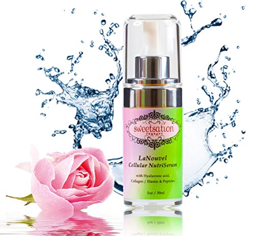 LaNouvel Cellular Hyaluronic acid Nutri Serum with Collagen / Elastin, Peptides, Dragon's Blood & Resveratrol, 30 ml - Will Leave Your Skin Radiant & More Youthful