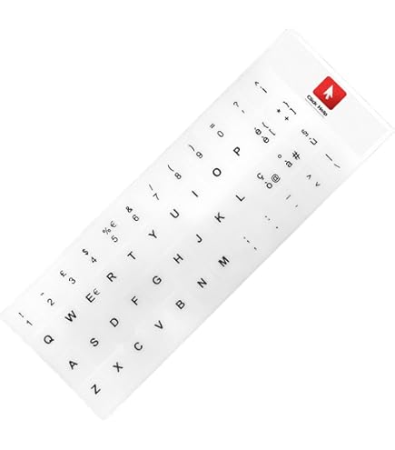 Tasti Per Tastiera Kit 5 Adesivi Tastiera Arabo - Bianchi E Neri Per PC E Laptop Adesivi Per Tastiera Italiana - Foto 6