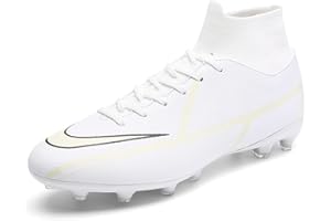 VTASQ Fußballschuhe Herren High Top Spikes Cleats Outdoor Athletics Trainingsschuhe Fußball Stiefel Fussballschuhe Outdoor Professionelle Trainingsschuhe Turnschuhe Unisex