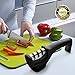 Produktbild Messerschärfer, 3 Stages Premium Manuelle Messerschärfer mit rutschfester Gummiunterseite & Ergonomisches Design Griff Küche Zubehör für Stahl & Keramik Messer und scissors-professional Chef 's Choice