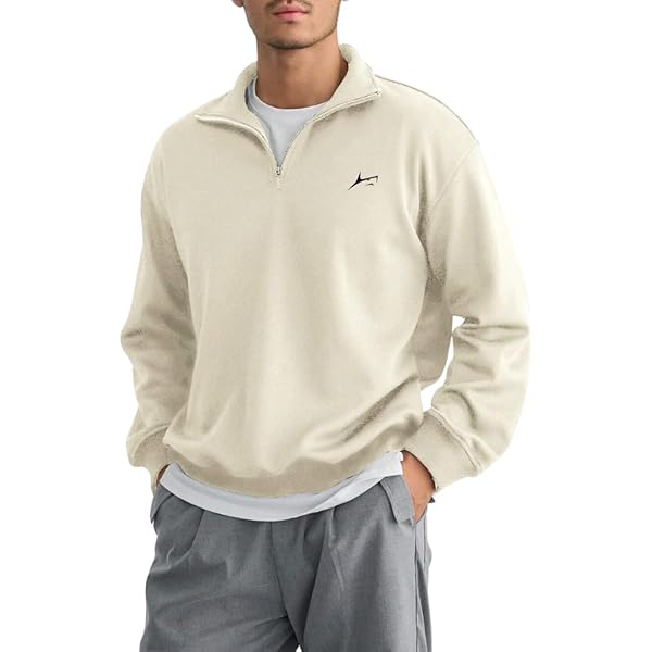 Buy PROSHARX Regular Fit Quarter Zip Zipflex Solid Sweatshirt For
