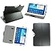 Produktbild Ultra Slim Tasche Leder Samsung Galaxy Tab 3 10.1 P5200 / P5210 / P5220 16 Go (Wifi/3G/4G) Hülle schwarz Cover mit Stand - Zubehör Etui Tablet PC Samsung Galaxy Tab 3 10.1 zoll GT-P5200 / GT-P5210 / GT-P5220 Schutzhülle (PU Leder) - XEPTIO : Exceptional Case !