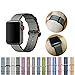Produktbild BlingBox gewebtes Nylon Band Sport Gewebe Gitarrengurt Nylon Armband Armband für iWatch 3/2/1 Schwarz für Apple Armbanduhr 38 mm – Style 1, Nylon, Stil 3, Apple Watch 42mm