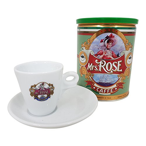 Mrs. Rose Espresso 250g Bohne mit Espressotasse