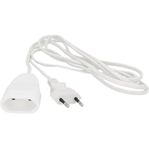Rallonge Electrique 3 En 1 AXFEE - 30cm, 250V/2.5A, Blanc - Parfaite Pour Bureau, Salon, Chambre