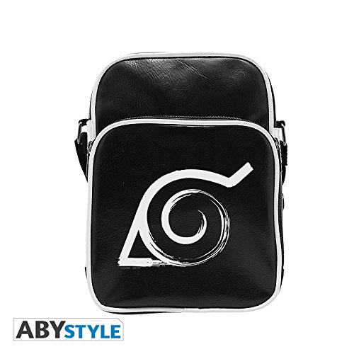 Preisvergleich Produktbild AbyStyle – Naruto Shippuden Umhängetasche Vinyl – Konoha Unisex Erwachsene, S, abybag155