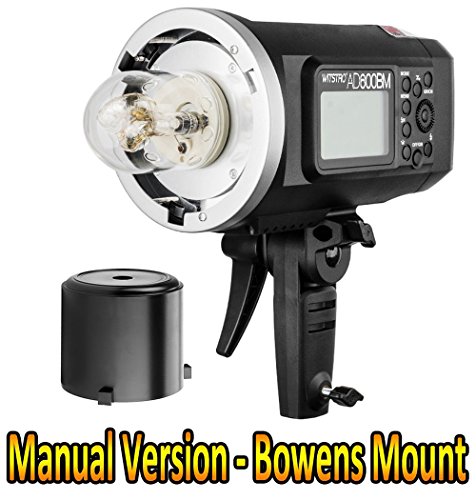 Godox AD600BM Bowens Mount 600Ws GN87 High Speed Sync Outdoor Flash Strobe Light with X1N Wireless Flash Trigger, 8700mAh Battery to Provide 500 Full Power Flashes and Recycle in 0.01-2.5 Second