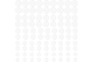 WeddHuis 60 Piezas Anti Queloide Disco No Pull Piercing Disco Tapones de Silicona para Pendientes