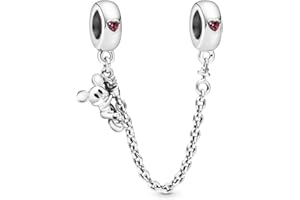 CWOne Designs Sterling Silver Safety Chains for Pandora Charm Bracelets and Necklaces