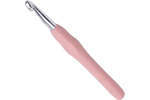 SUVSOON 8mm Crochet Hooks Crochet Knitting, Ergonomic Soft Handles Crochet Hooks for Arthritic Hands, Light and Comfortable Crochet Tool,Crochet Tool for Knitting Suitable for Beginners (8.0mm)